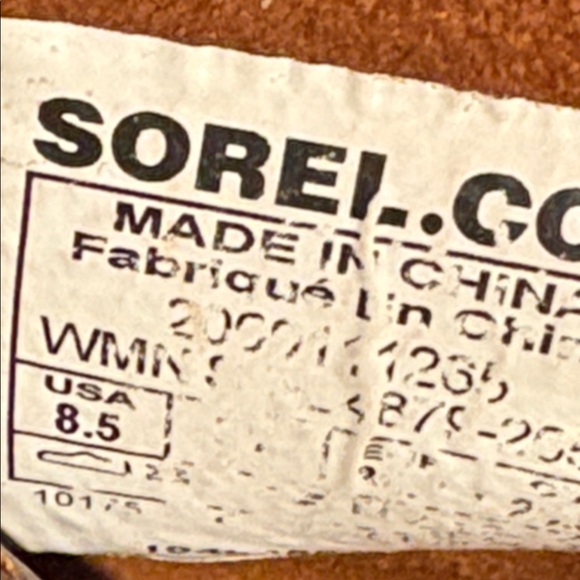 Sorel Tan Leather Lace-Up Boots - Picture 8 of 12